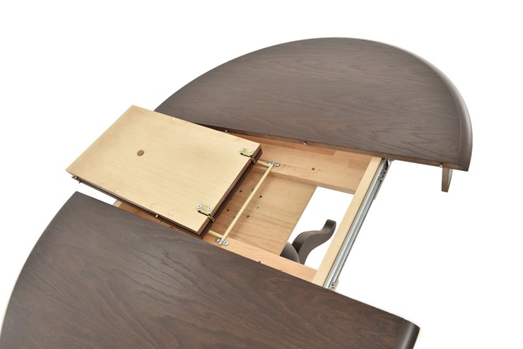 Обеденный раздвижной стол Фабрицио-1 исп. Круг 1000, Тон 9 (Морилка/Эмаль) в Самаре - изображение 5