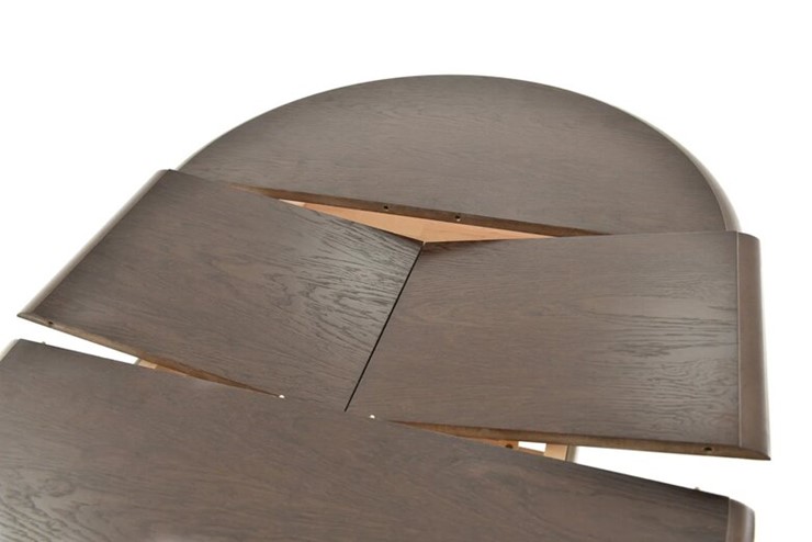 Кухонный стол раздвижной Фабрицио-1 Круг 900, (Тон 7 - Орех тёмный) Морилка/Эмаль в Самаре - изображение 14