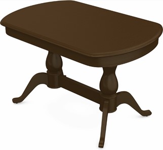 Кухонный стол раздвижной Фабрицио-2 исп. Мыло 1200, Тон 4 Покраска + патина с прорисовкой (на столешнице) в Тольятти