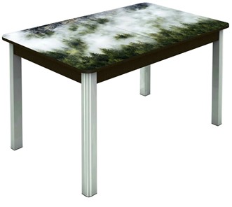 Обеденный раздвижной стол Гамбург исп. 2, ноги метал. крашеные №23 (Exclusive h010/венге) в Тольятти