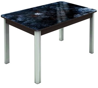 Кухонный стол раскладной Гамбург исп. 2, ноги метал. крашеные №23 (Exclusive h108/венге) в Самаре