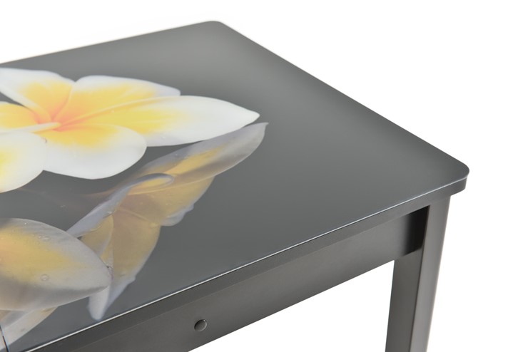 Обеденный раздвижной стол Гамбург Мини, ноги метал. крашеные №23 (Exclusive h140/черный) в Самаре - изображение 10