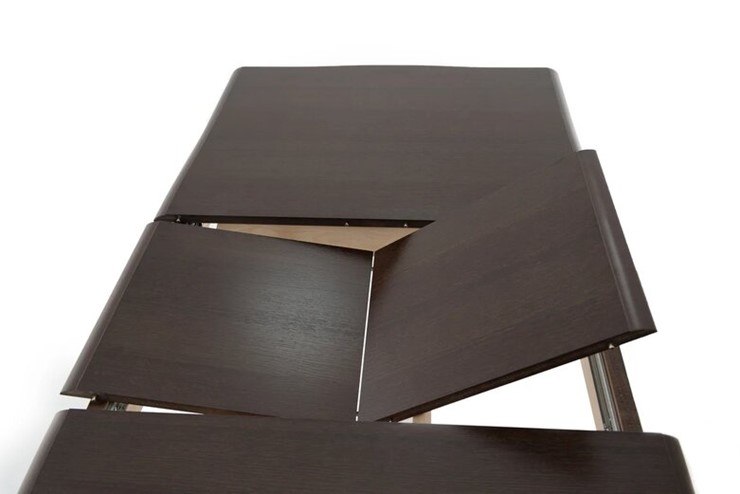 Кухонный раздвижной стол Кабриоль 1200х800, (Тон 7 - Орех тёмный) Морилка/Эмаль в Тольятти - изображение 7