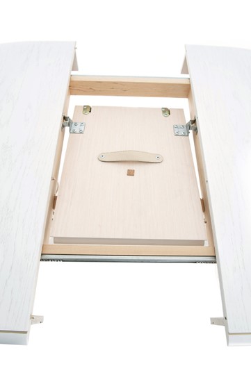 Кухонный стол раздвижной Леонардо-2 исп. Овал, тон 10 (Морилка/Эмаль) в Самаре - изображение 4