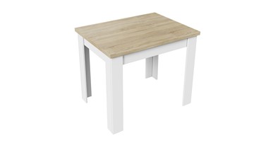 Кухонный раскладной стол Промо тип 3 (Белый/Дуб сонома светлый) в Самаре - предосмотр