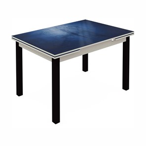 Кухонный раздвижной стол Шанхай исп.2 ноги метал. крашеные №21 (Exclusive h149/белый) в Сызрани