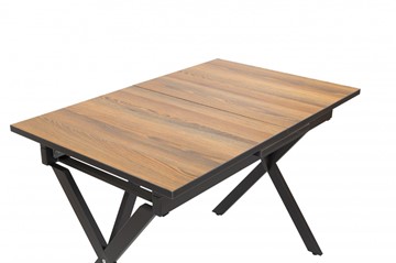 Кухонный раскладной стол Стайл № 11 (1100/1500*700 мм.) столешница пластик, форма Форте, с механизмом бабочка в Самаре - предосмотр 1