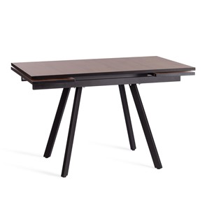 Кухонный стол раздвижной VIGO ЛДСП/HPL/металл,120x80x30х30х75 см, Дуб Вотан/чёрный арт.20622 в Самаре