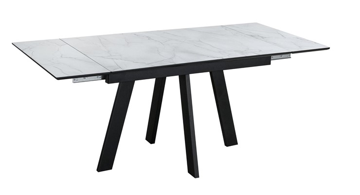 Кухонный стол раскладной Wings, Жемчужный Перито/Черный в Самаре - изображение 2