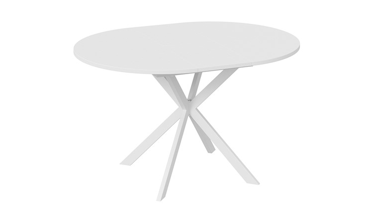 Кухонный обеденный стол Мэдисон Тип 1 (Белый муар, Белый) в Самаре - изображение 3