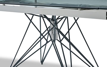 Кухонный раскладной стол T-041 (140) прозрачный в Самаре - предосмотр 2