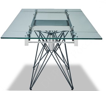 Кухонный раскладной стол T-041 (140) прозрачный в Самаре - предосмотр 4