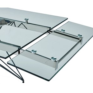 Кухонный раскладной стол T-041 (140) прозрачный в Самаре - предосмотр 5
