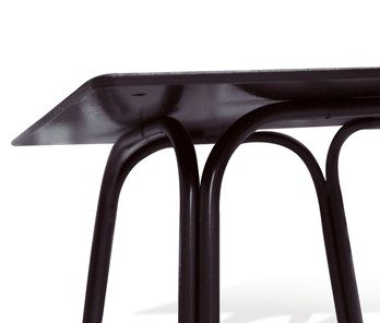 Кухонный обеденный стол SHT-TU23/H71/ТT 80 (темно-серый/палисандр) в Самаре - предосмотр 4