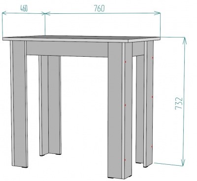 Обеденный стол T94, ДКМ в Самаре - изображение 1