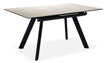 Кухонный раздвижной стол Бордо 3CQ 180х95 (Oxide Avorio/Графит) в Самаре - предосмотр