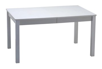 Кухонный раскладной стол Нагано-2 стекло белое opti (хром-лак) 1 в Самаре