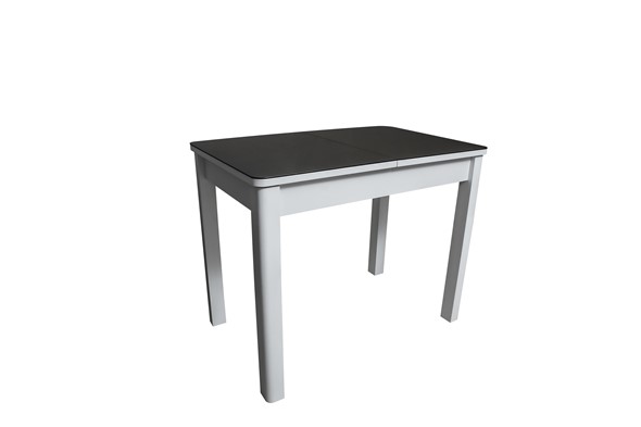 Кухонный стол раскладной Айсберг-1СТ белое-черное в Самаре - изображение