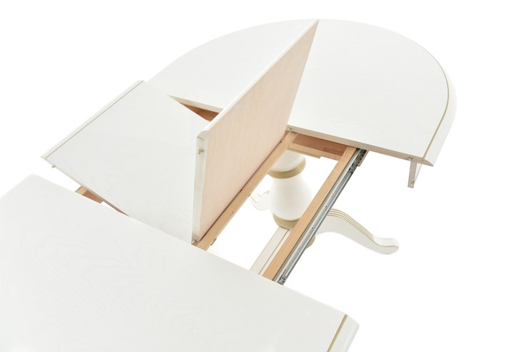 Кухонный раскладной стол Фабрицио-2 исп. Овал 1200, Тон 9 (Морилка/Эмаль) в Тольятти - изображение 3