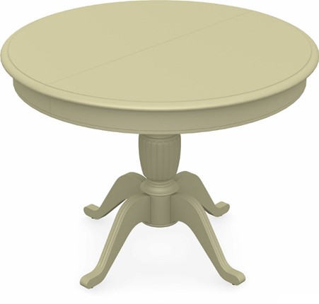 Раздвижной стол Леонардо-1 исп. Круг 820, тон 10 (Морилка/Эмаль) в Тольятти - изображение