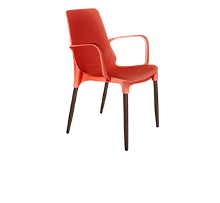 Обеденный стул SHT-ST76/S424-С (красный/коричневый муар) в Тольятти