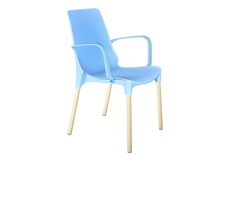 Обеденный стул SHT-ST76/S424 (голубой/ваниль) в Тольятти