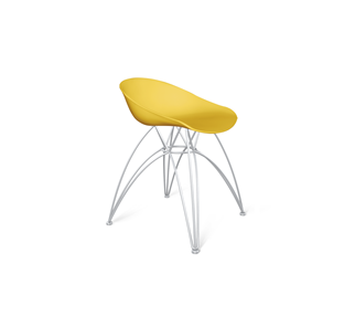 Обеденный стул SHT-ST19/S112 (желтый/хром лак) в Самаре