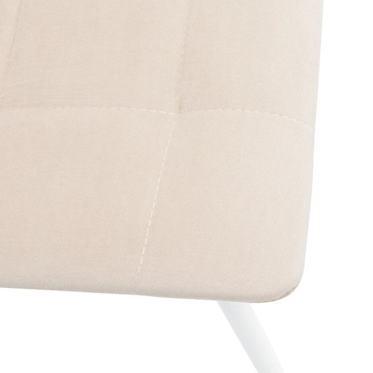 Обеденный стул Leset Скай (Металл белый/велюр песок) в Сызрани - изображение 4