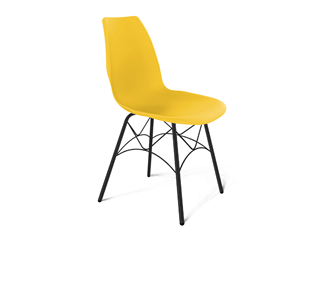 Кухонный стул SHT-ST29/S107 (желтый ral 1021/черный муар) в Тольятти