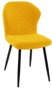 Кухонный стул 239 желтый, ножки черные в Сызрани