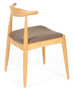 Обеденный стул BULL бук/ткань 54,5x54x75 Натуральный арт.19586 в Тольятти - предосмотр 1