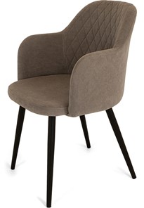 Обеденный стул Эспрессо-1, ноги черные круглые XL (R32)/велюр T173 Капучино в Сызрани