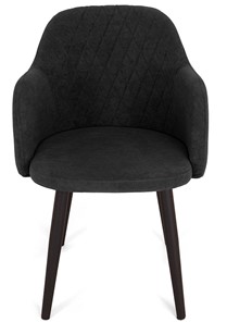 Обеденный стул Эспрессо-1, ноги черные круглые XXL (R38)/велюр T190 Горький шоколад в Тольятти - предосмотр 1