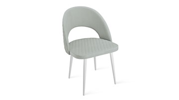 Обеденный стул Гэтсби К1К (Белый матовый/Велюр Confetti Silver) в Тольятти
