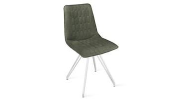 Обеденный стул Хьюго К4 (Белый матовый/Микровелюр Jercy Deep Green) в Самаре