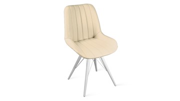 Обеденный стул Марвел Исп. 2 К3 (Белый матовый/Кож.зам Polo Cream) в Тольятти