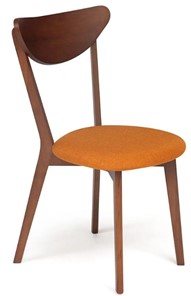 Обеденный стул MAXI (Макси), бук/ткань 86x48,5x54,5 Оранжевый/коричневый арт.19591 в Сызрани