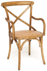 Обеденный стул с подлокотниками CROSS (mod.CB2008) 55х52х91 Груша (№3) арт.10982 в Самаре
