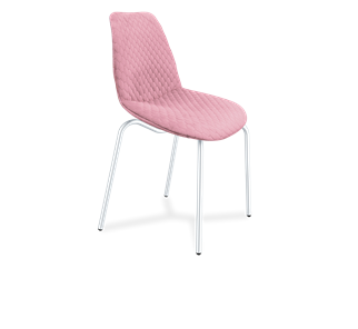 Обеденный стул SHT-ST29-С22 / SHT-S130 HD (розовый зефир/хром лак) в Тольятти