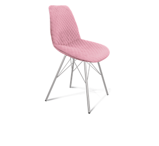 Обеденный стул SHT-ST29-С22 / SHT-S37 (розовый зефир/хром лак) в Самаре