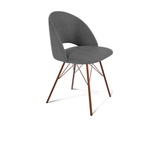 Обеденный стул SHT-ST34 / SHT-S37 (платиново-серый/медный металлик) в Самаре