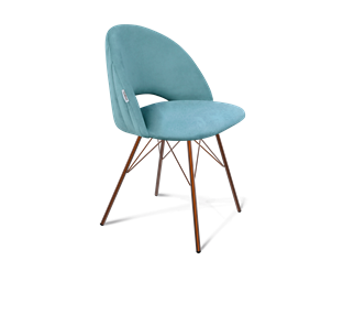 Обеденный стул SHT-ST34-1 / SHT-S37 (голубая пастель/медный металлик) в Тольятти