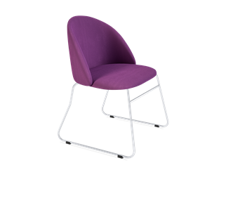Обеденный стул SHT-ST35 / SHT-S167 (ягодное варенье/хром лак) в Тольятти