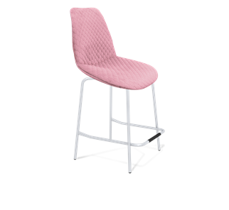 Полубарный стул SHT-ST29-С22 / SHT-S29P-1 (розовый зефир/хром лак) в Самаре