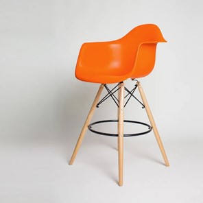 Барный стул DSL 330 Wood bar (оранжевый) в Тольятти