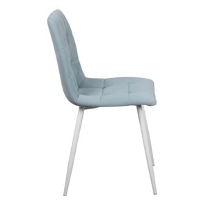 Мягкий стул Чили СРП-052 Эмаль белый голубой в Тольятти - предосмотр 1