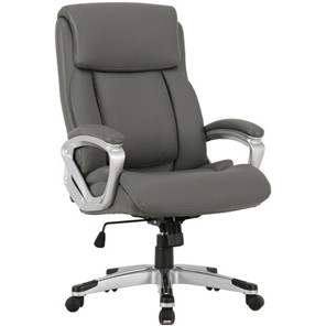 Компьютерное кресло Brabix Premium Level EX-527 (пружинный блок, рециклированная кожа, серое) 531937 в Самаре