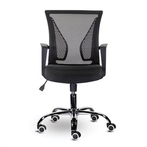 Компьютерное кресло Brabix Wings MG-304 (пластик черный, хром, сетка, черное) 532016 в Самаре
