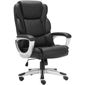 Офисное кресло Brabix Premium Rest EX-555 (пружинный блок, экокожа, черное) 531938 в Самаре