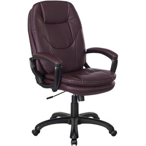 Кресло компьютерное Brabix Premium Trend EX-568 (экокожа, коричневое) 532101 в Самаре